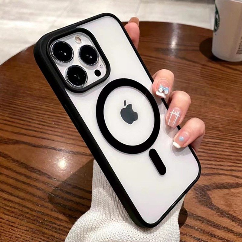 Frosted Acrylic Color Big Hole Magnetic Shell