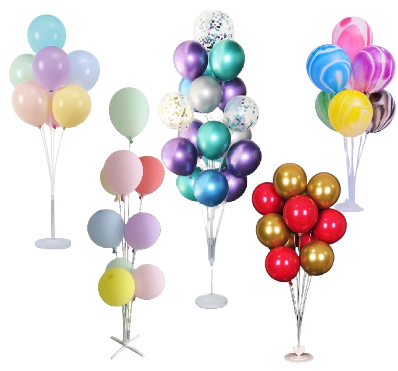 Suport pentru Baloane, TOPinStock, cu Straturi, Transparent - Imagine