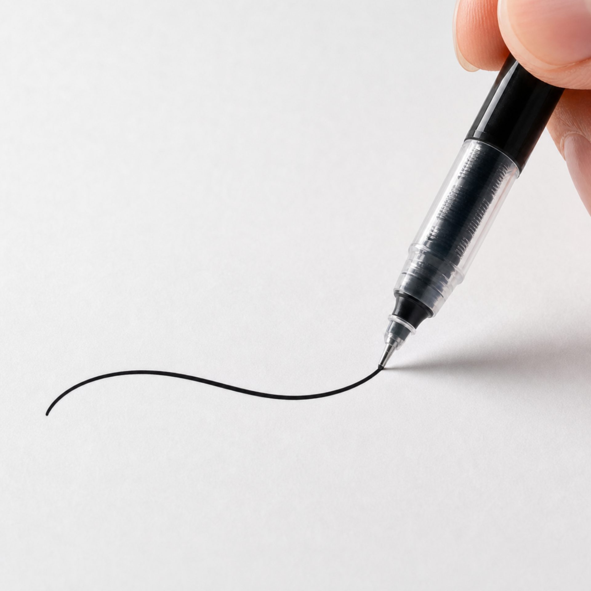 Pix cu Bilă, , cu Cerneală pe Bază de Apă, Vârf Ascuțit de 0.5 mm, pentru Școală și Birou, Negru 2