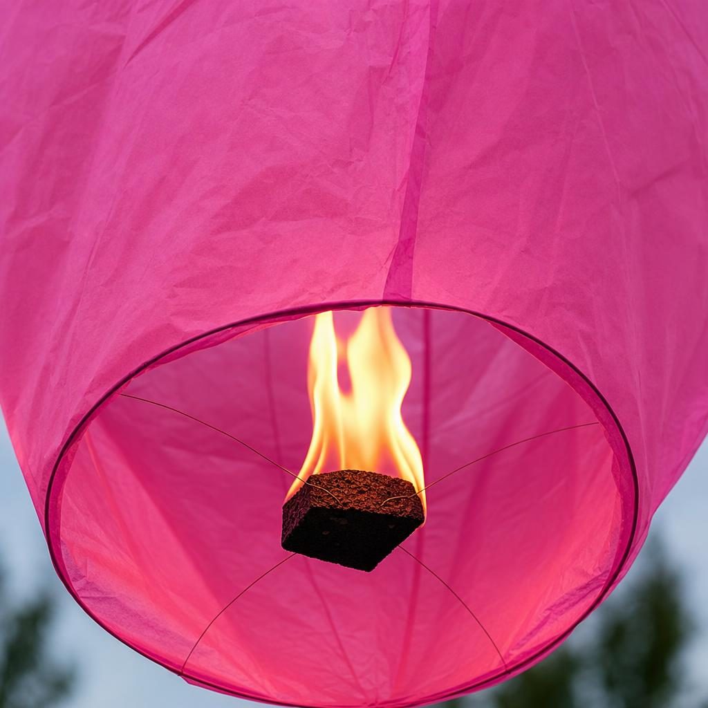 Lampion zburator Flippy detaliu design