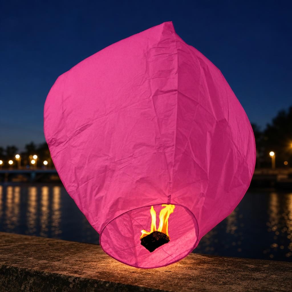 Lampion zburator Flippy în utilizare