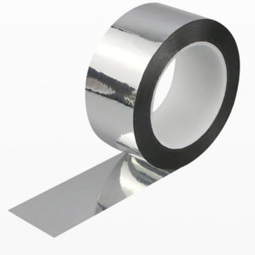 Detaliu structură bandă adezivă aluminiu