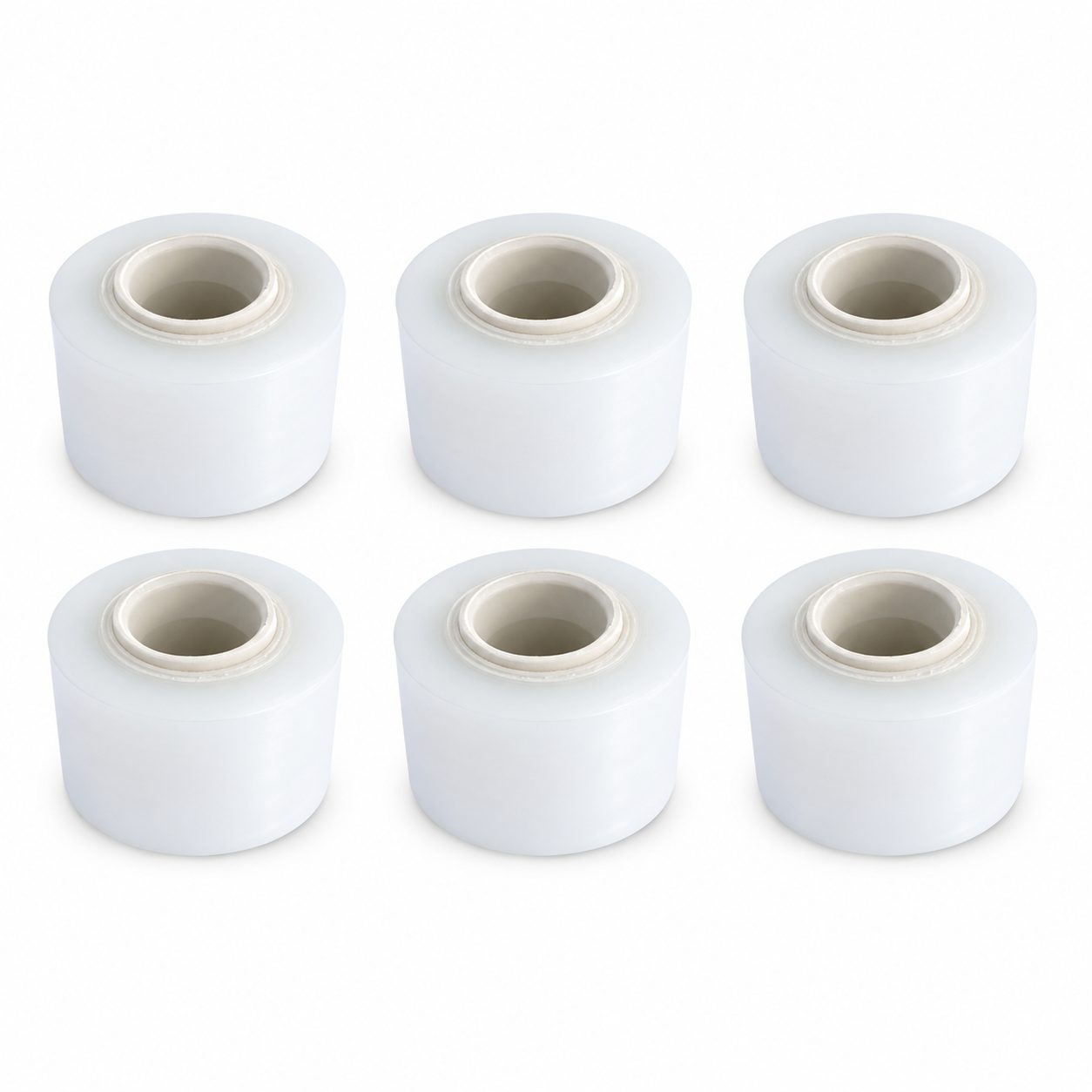 Set 6 mini role folie stretch manuala transparent
