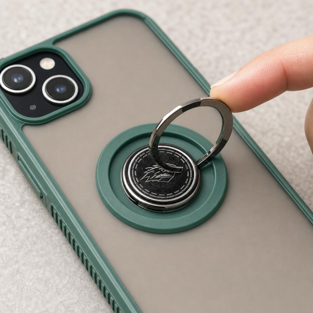 Husă protecție iPhone 14 cu margini verzi