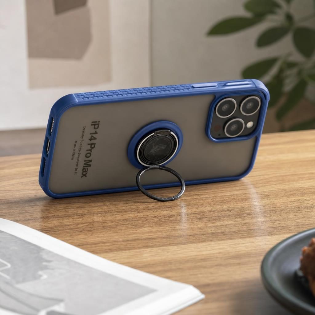 Poziție inel de prindere 360° pe husă iPhone 14 Pro Max