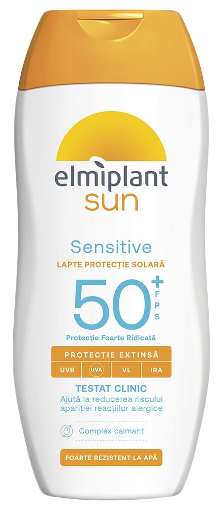 Crema de soare Elmiplant Sun Sensitive SPF 50+ lapte protector