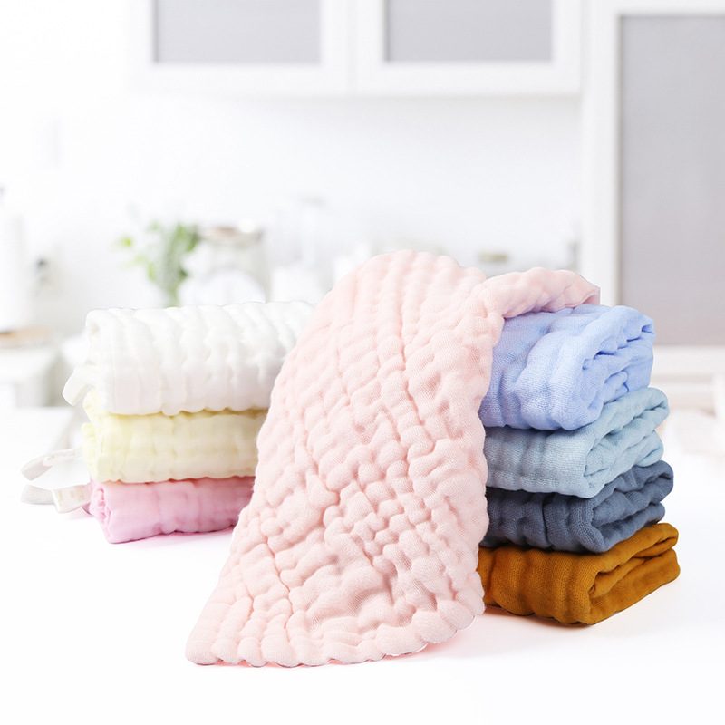 Prosop Absorbant, TOPinStock, din Bumbac, 6 Straturi, 30 x 30 cm - Imagine