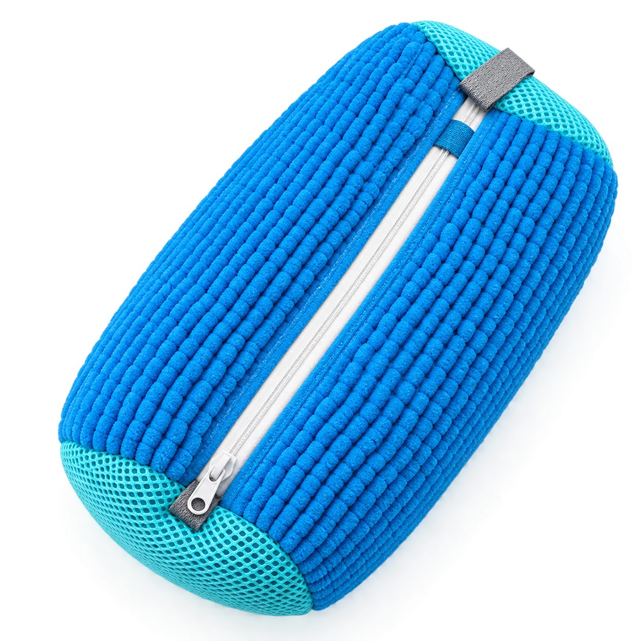 Sac de spălat încălțăminte Flippy albastru cu fermoar