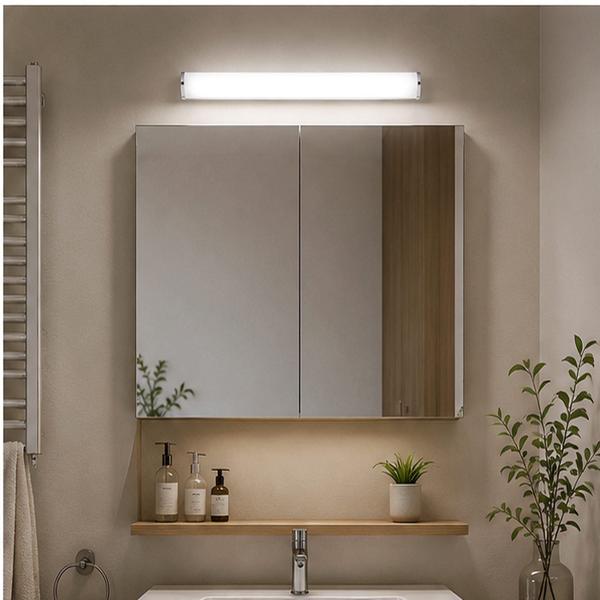 Corp LED Baie Evia 15W 6400K 60cm IP44 Alb