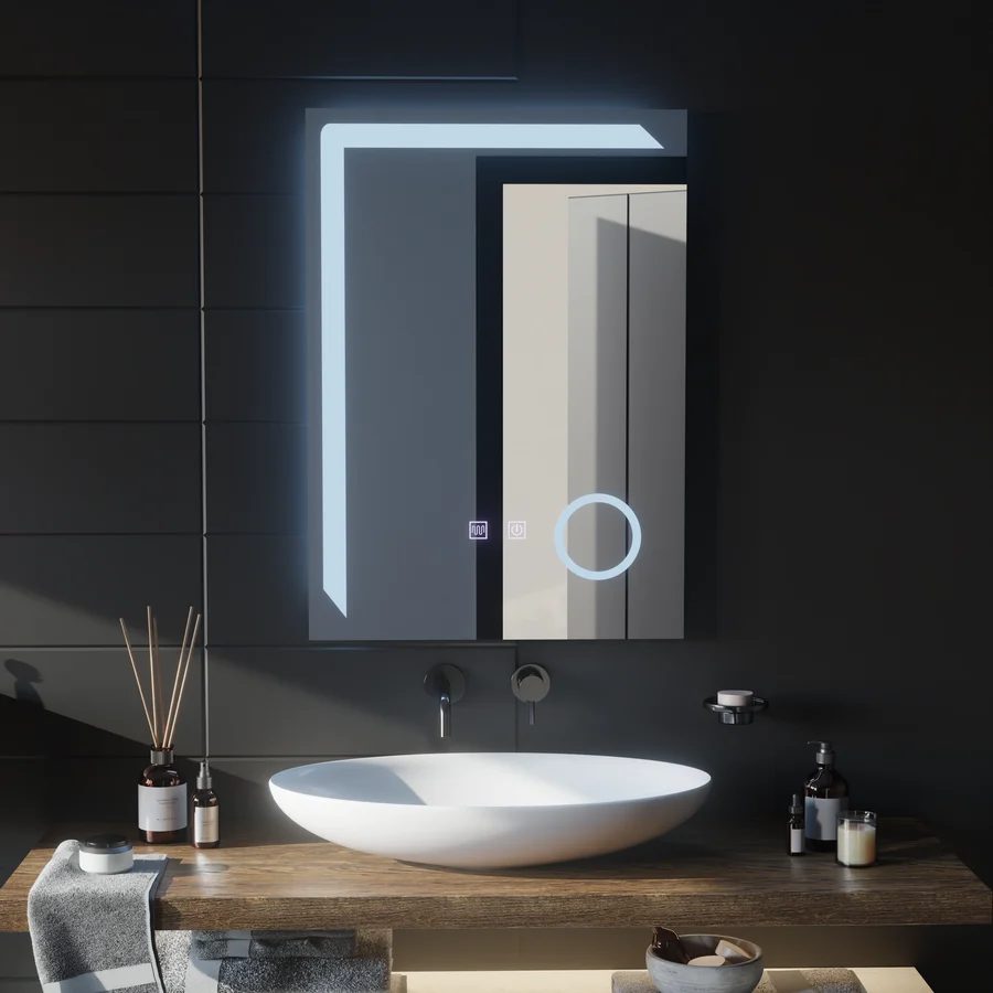 Oglindă LED Flippy 50x70cm cu dezaburire