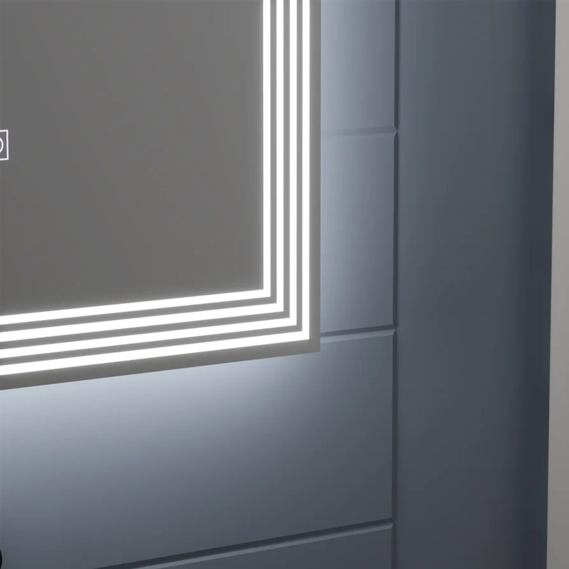 Oglinda LED Rectangulara, Dezaburire, 50x70cm, ADIS Basic Touch