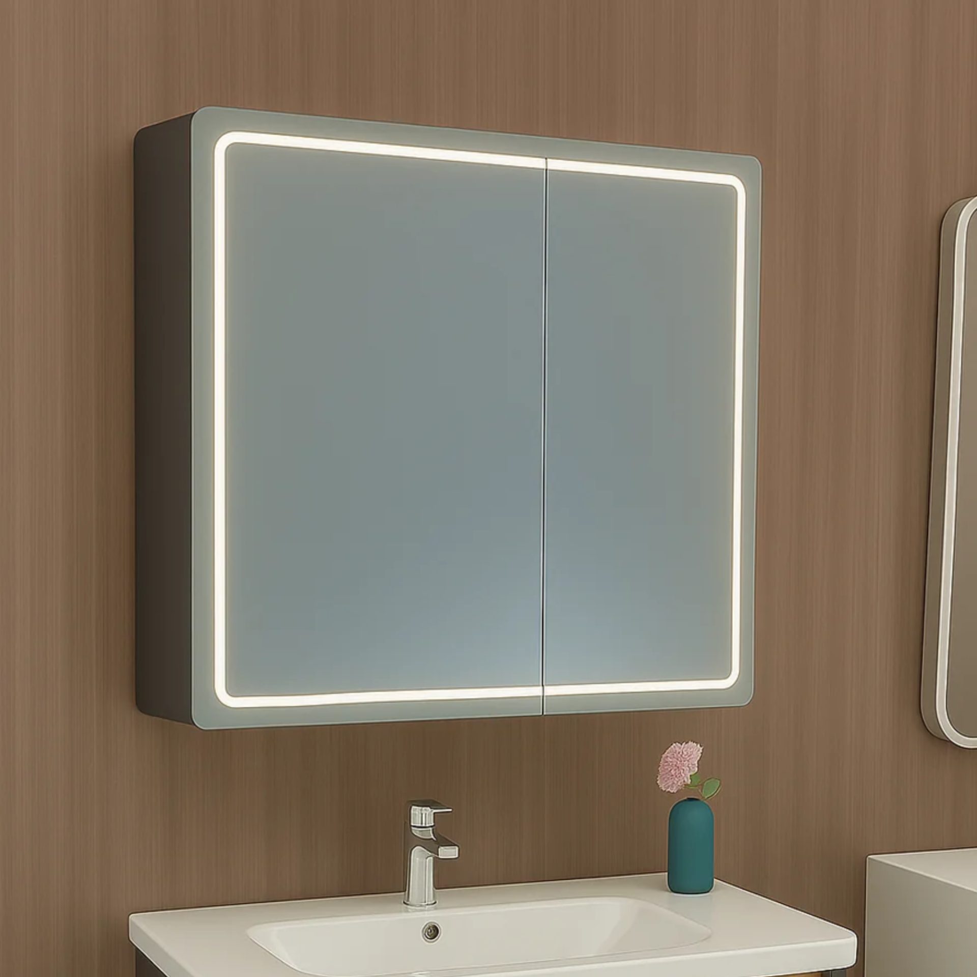 Oglinda LED Touch Alexandra,Sistem Dezaburire 45X60cm