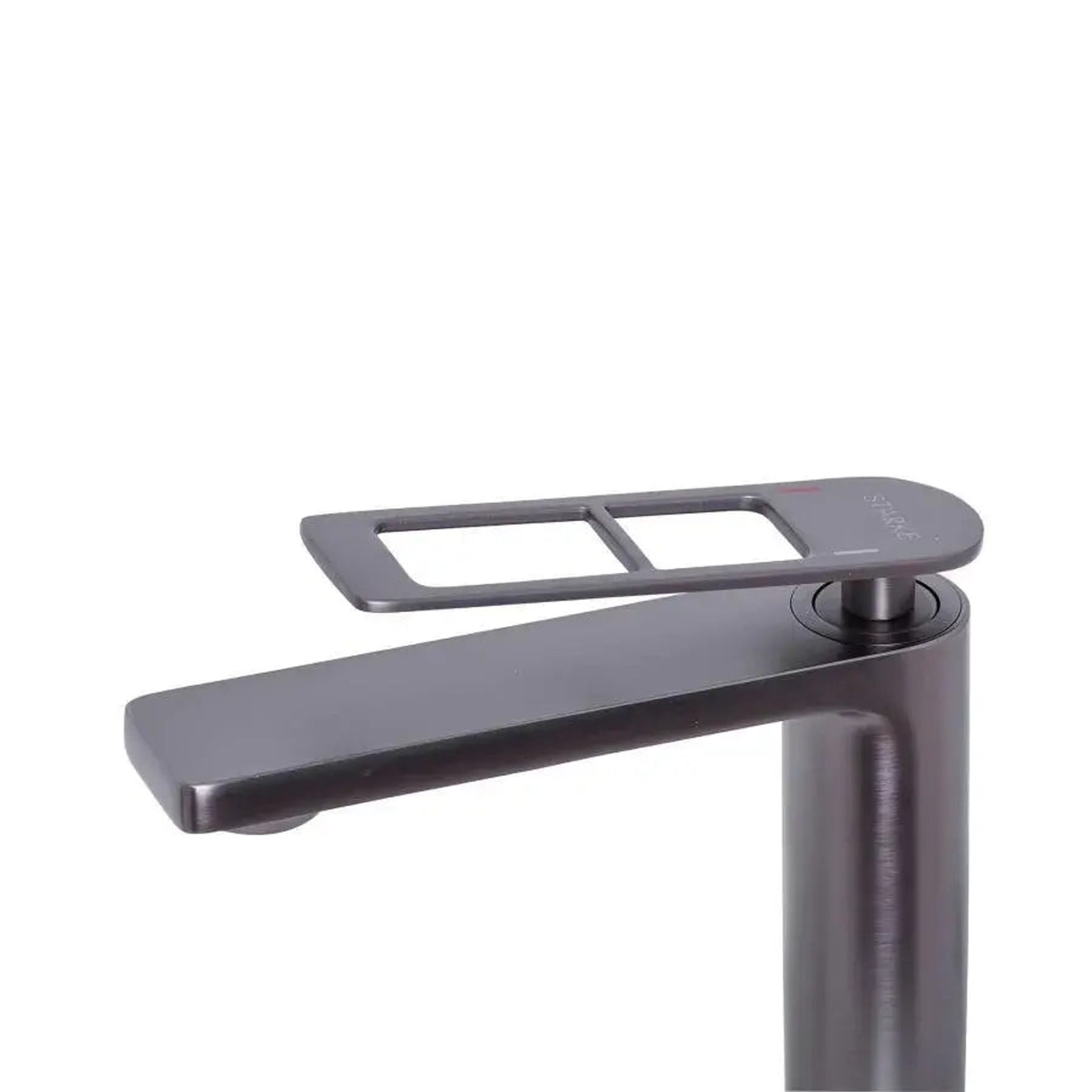 Baterie Lavoar Monocomanda Cartus Ceramic Alama Sanitara Gri Satin Racorduri si Kit Fixare Incluse 9707N 3