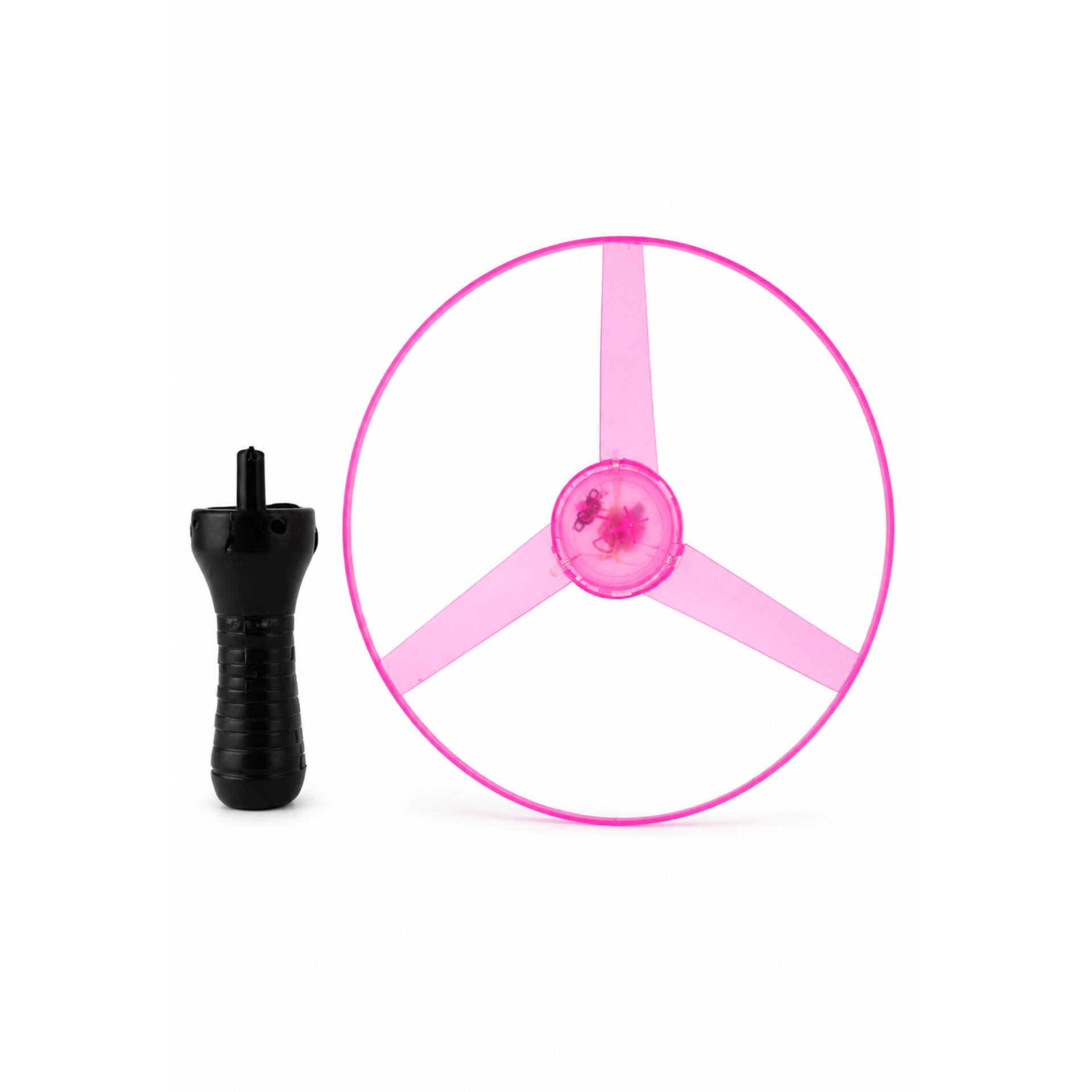 Disc zburator Flippy cu lumini roz pentru copii