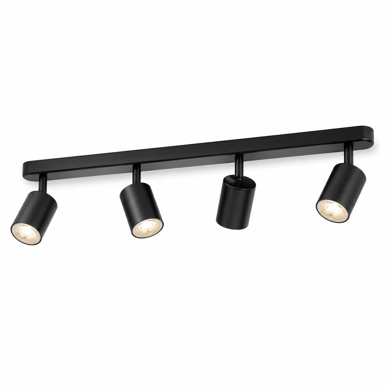 Lustra Clasica Moderna Joom, , Proiector Liniar cu 4 Spoturi Orientabile, Soclu GU10, Metal Negru Mat, 54 cm, Becuri Neincluse 5
