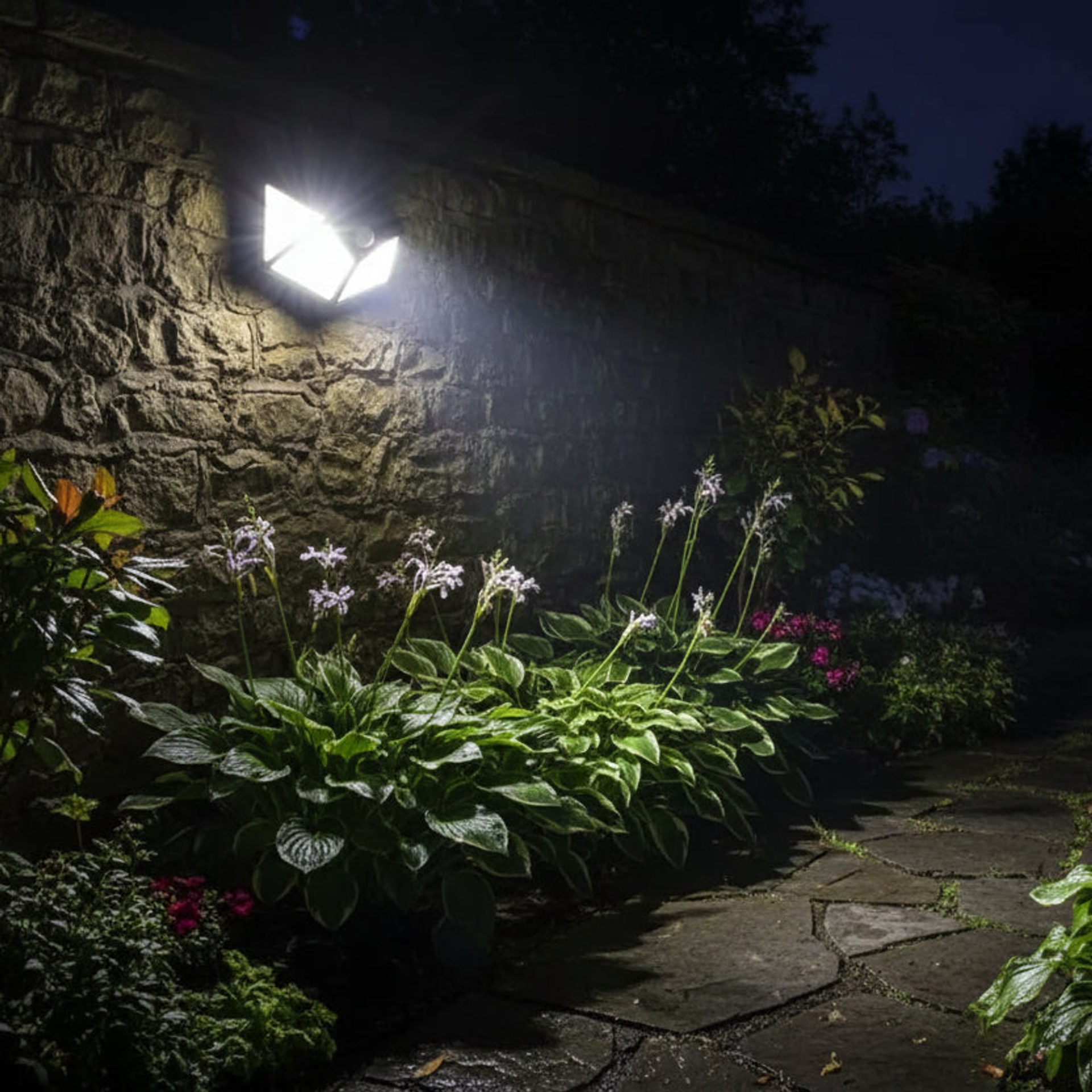 Lampa Solara cu Senzor de Miscare, 100 LED-uri, IP.65, Negru