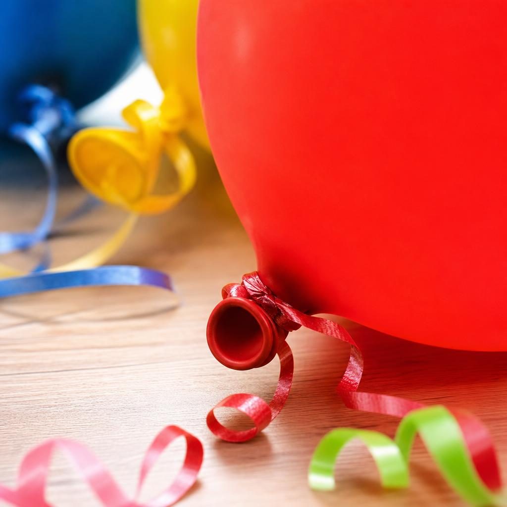 Set 6 Baloane din Latex, Flippy, Model Party Jumbo, 45 cm, Multicolore