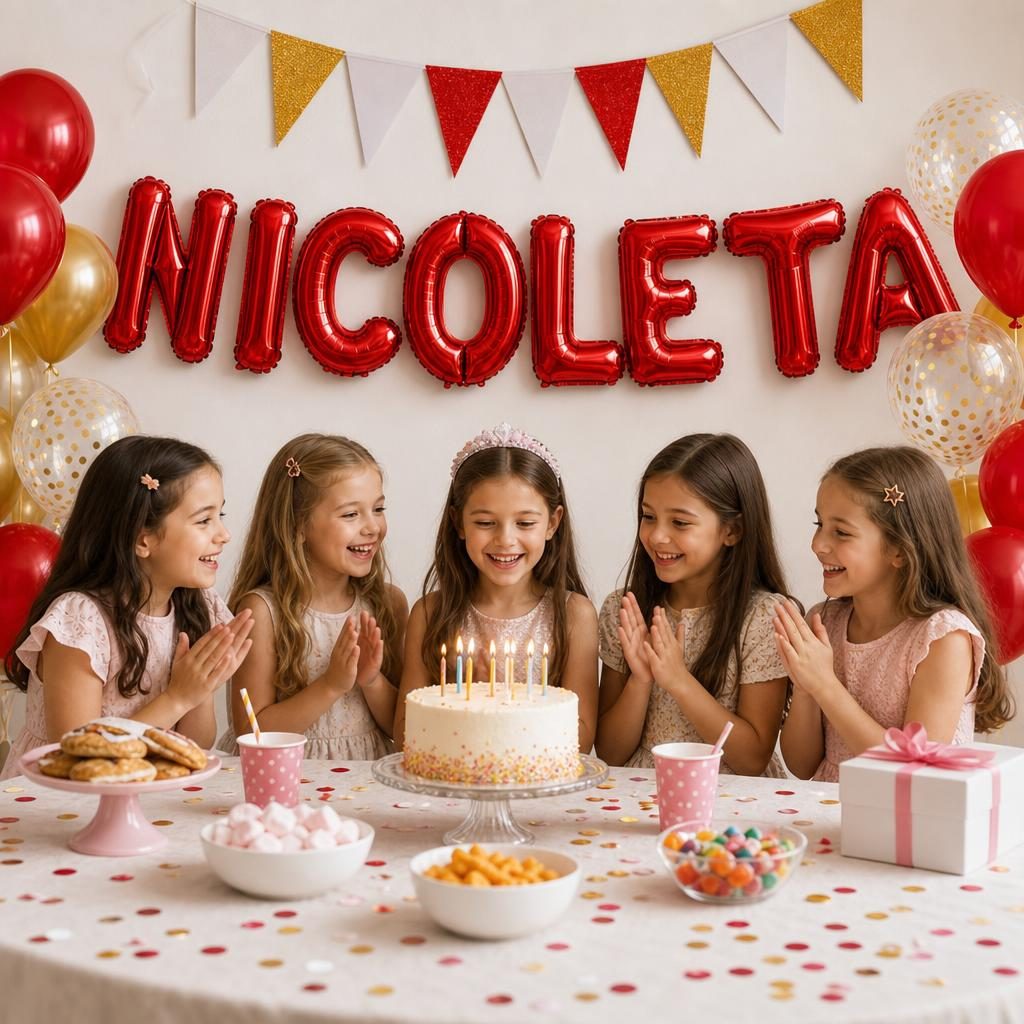 Baloane Folie Metalizate, , Set NICOLETA, Heliu sau Aer, Pai inclus, 40 cm, Rosu 2