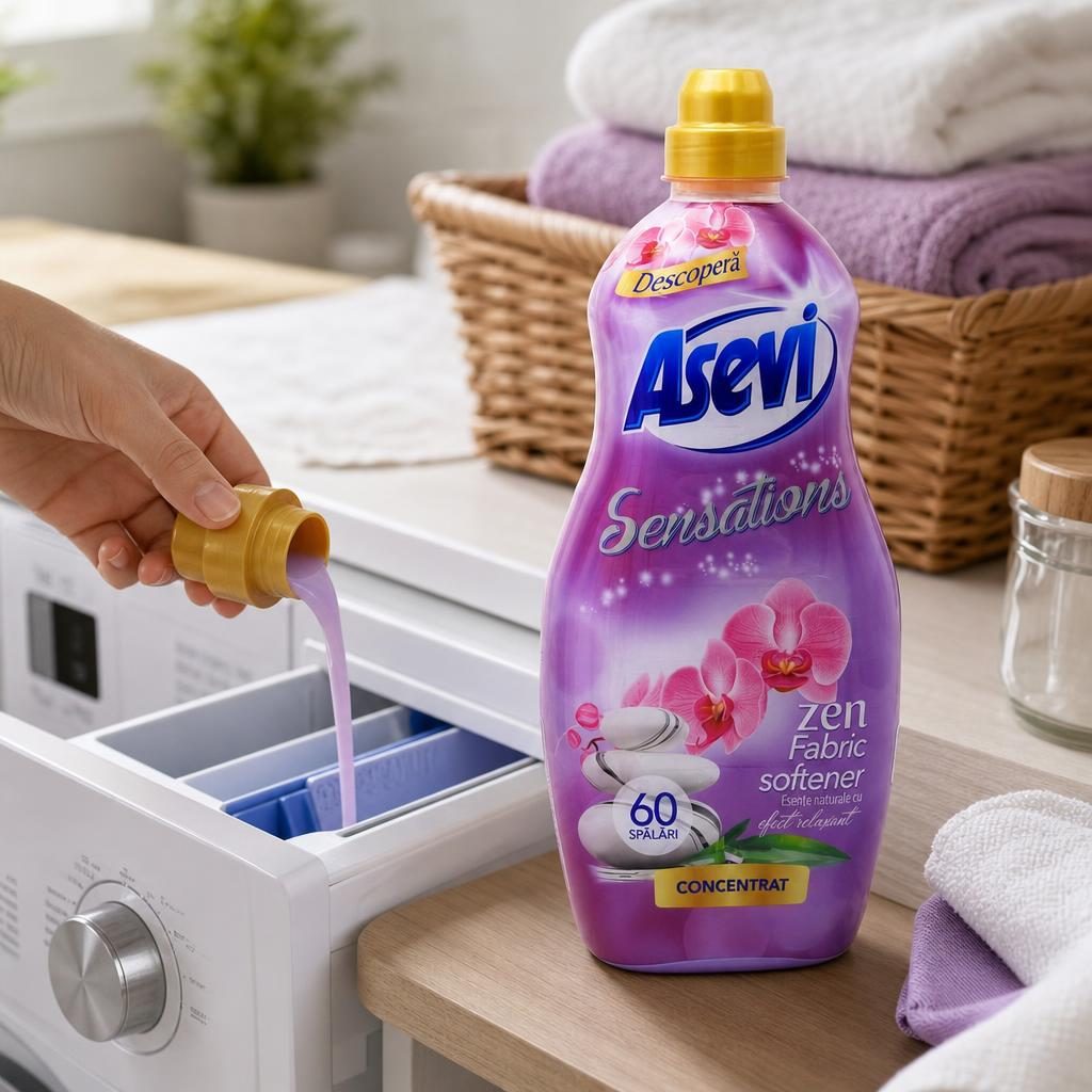 Balsam pentru Rufe, Asevi, 1.44 L Concentrat Zen 60 spalari