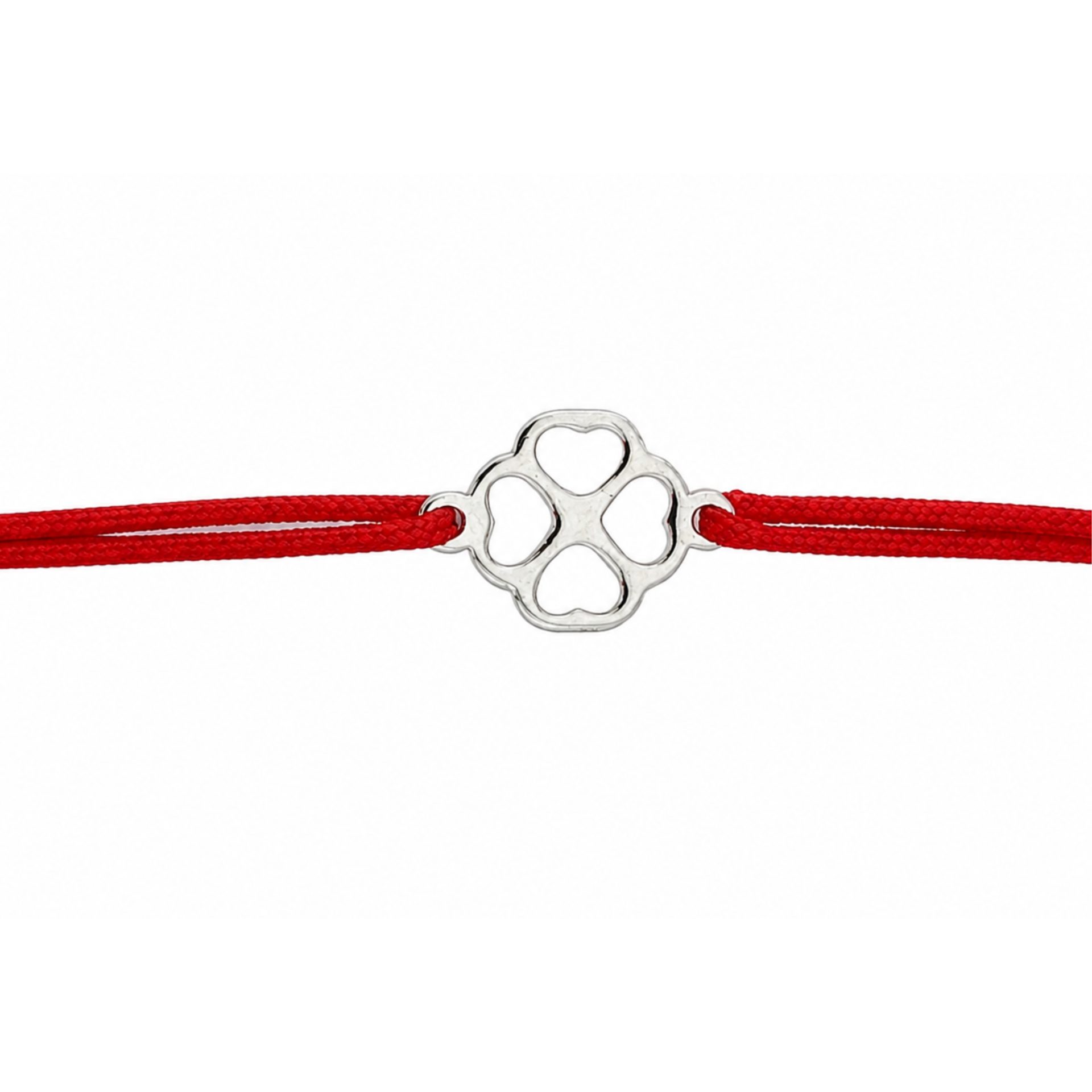 Martisor bratara argint 925 inimioare trifoi