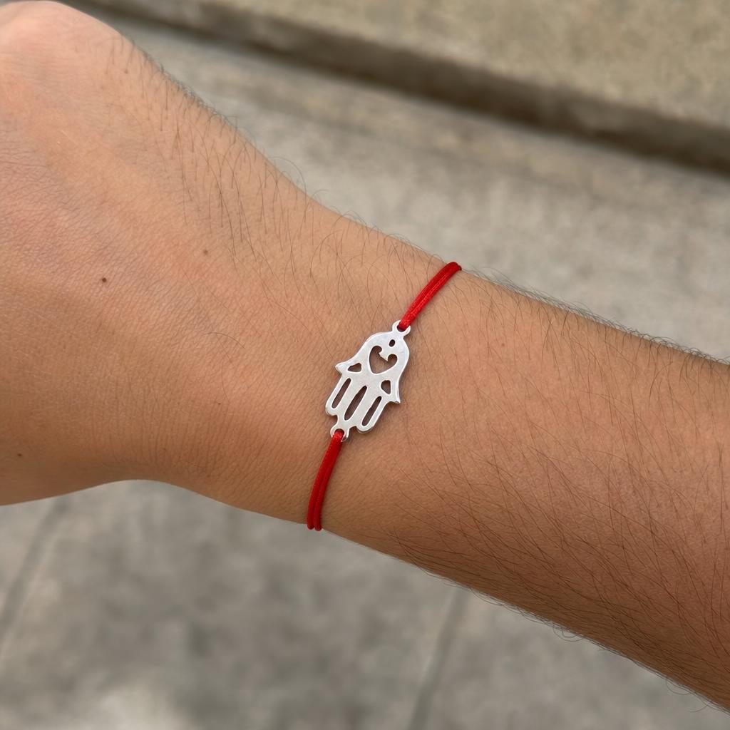 Detaliu martisor bratara argint