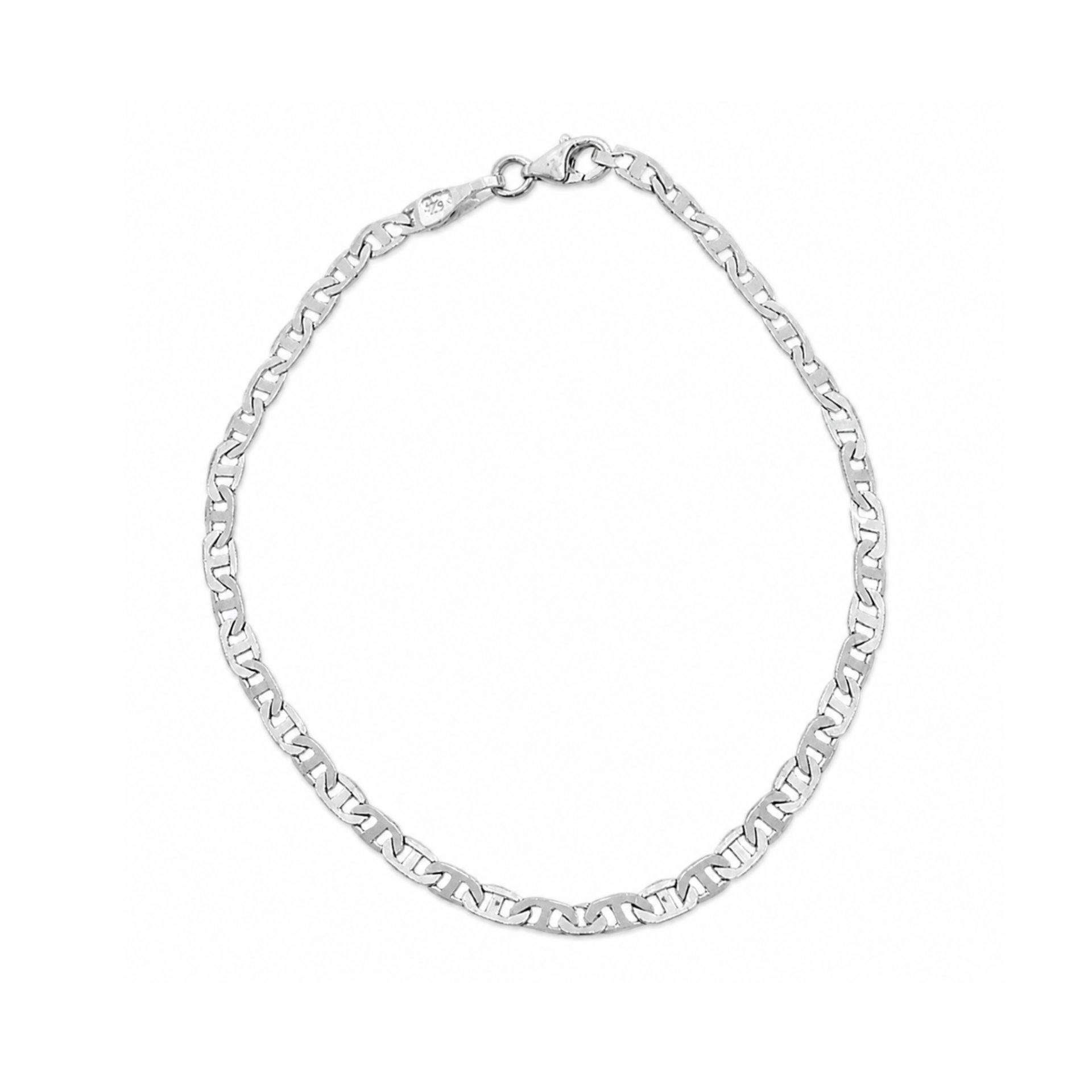 Brățară din argint 925 unisex cu zale plate