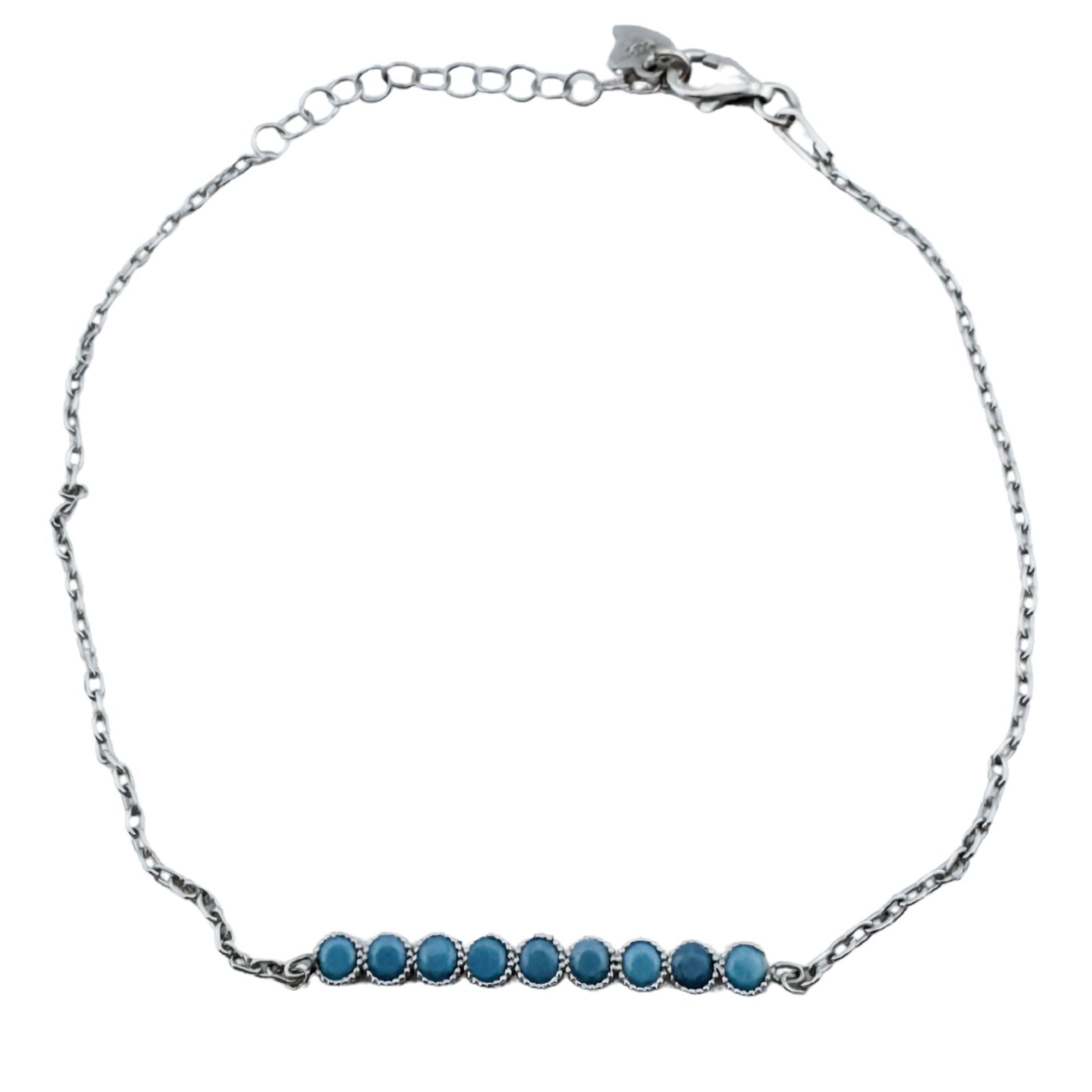 Bratara pentru Dame, Jolie Silver, Argint 925, Model Tenis cu 9 Pietre, Ajustabila, 2.12 gr, Argintiu