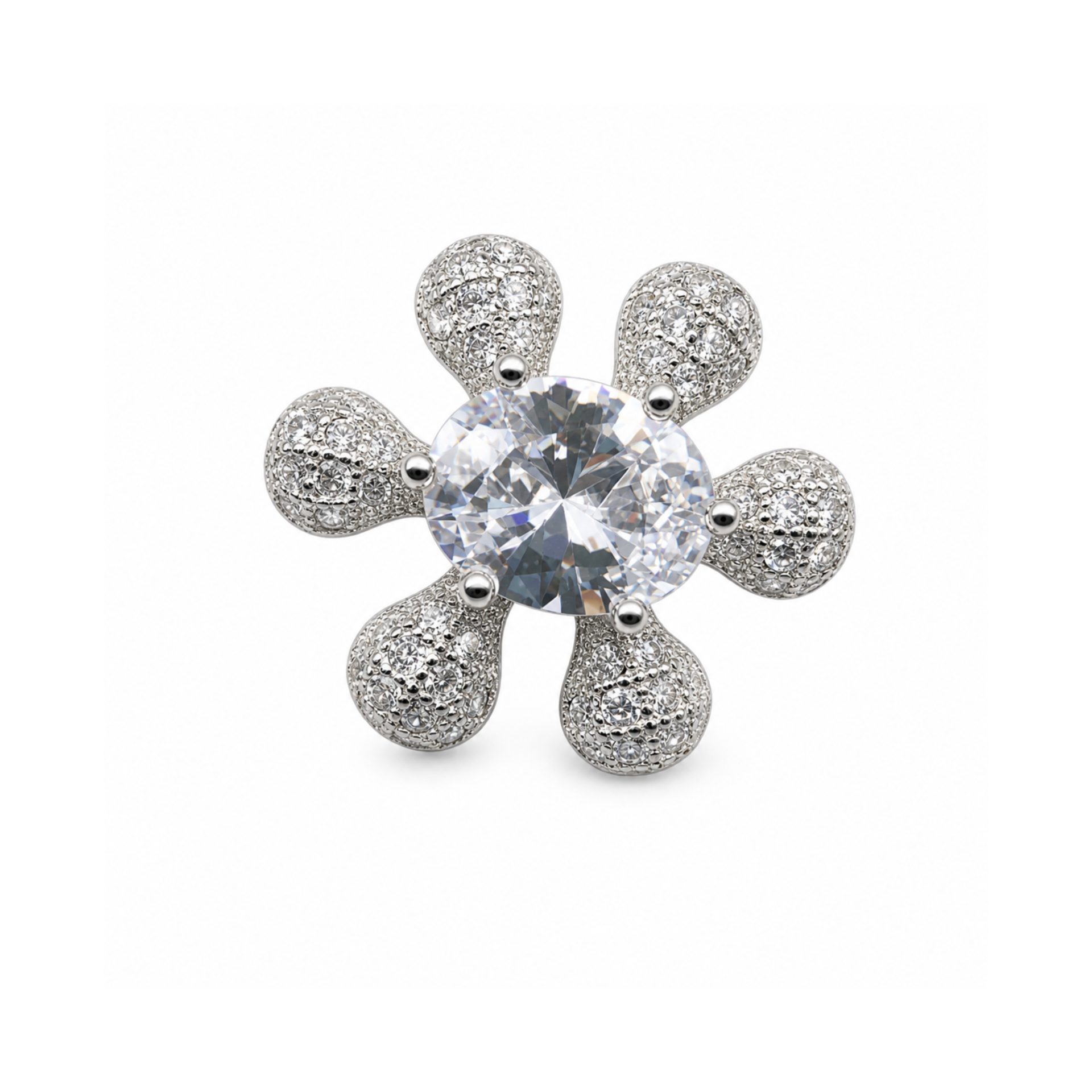 Brosa argint 925 floare design elegant