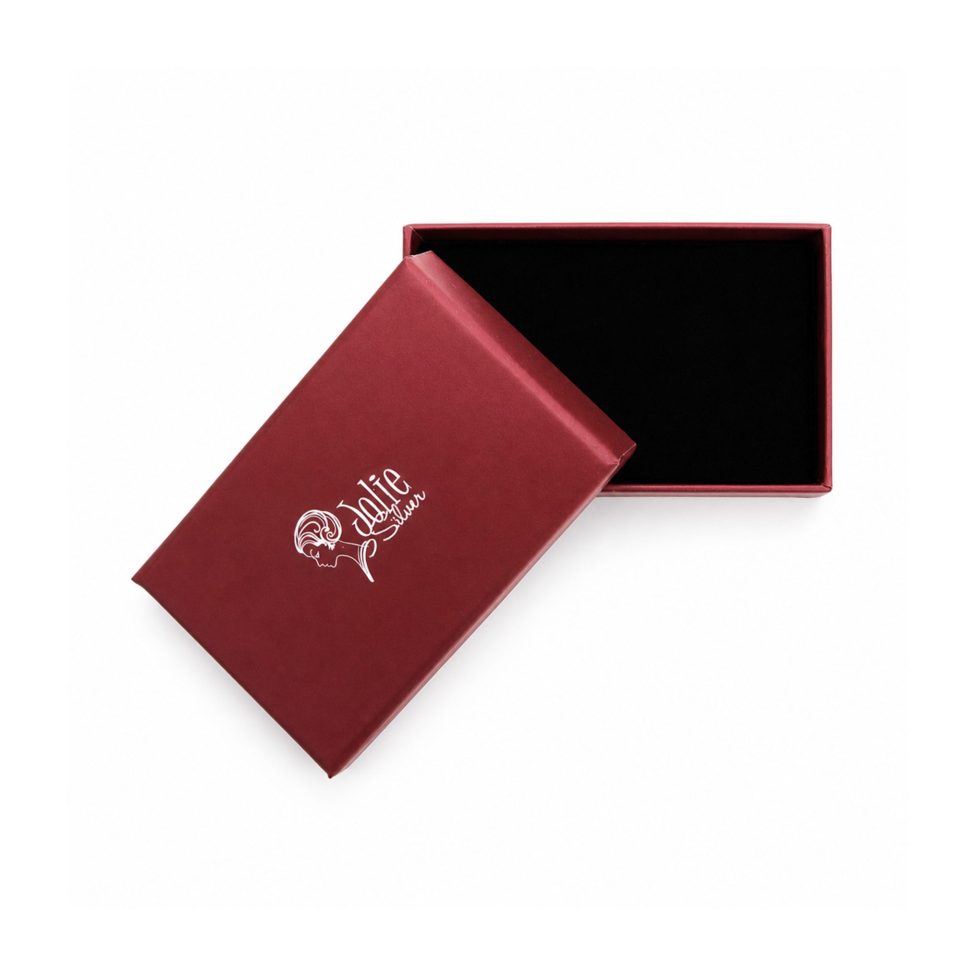 Broșă cu floare din argint, pachet complet cu certificat