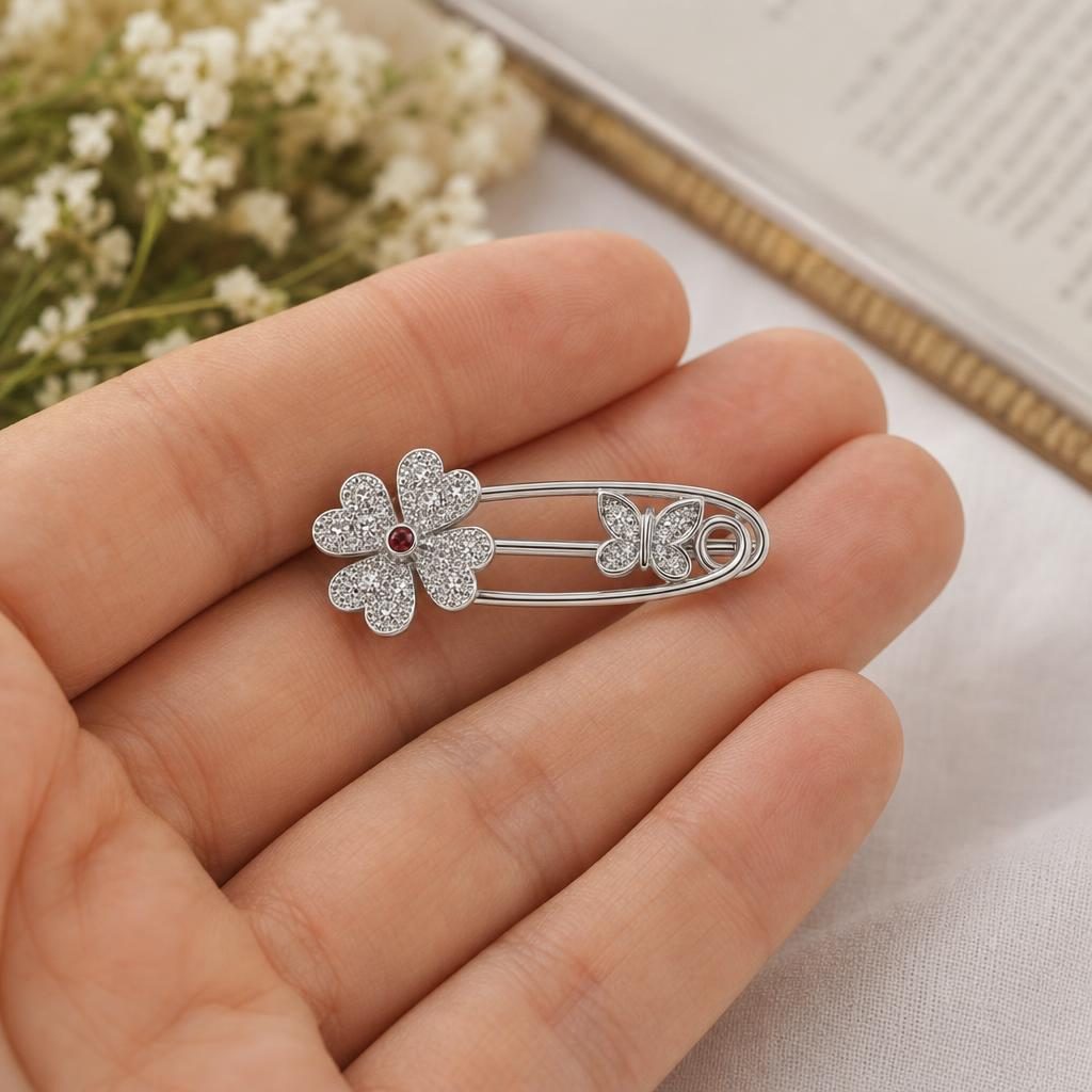 Brosa argint 925 in cutie