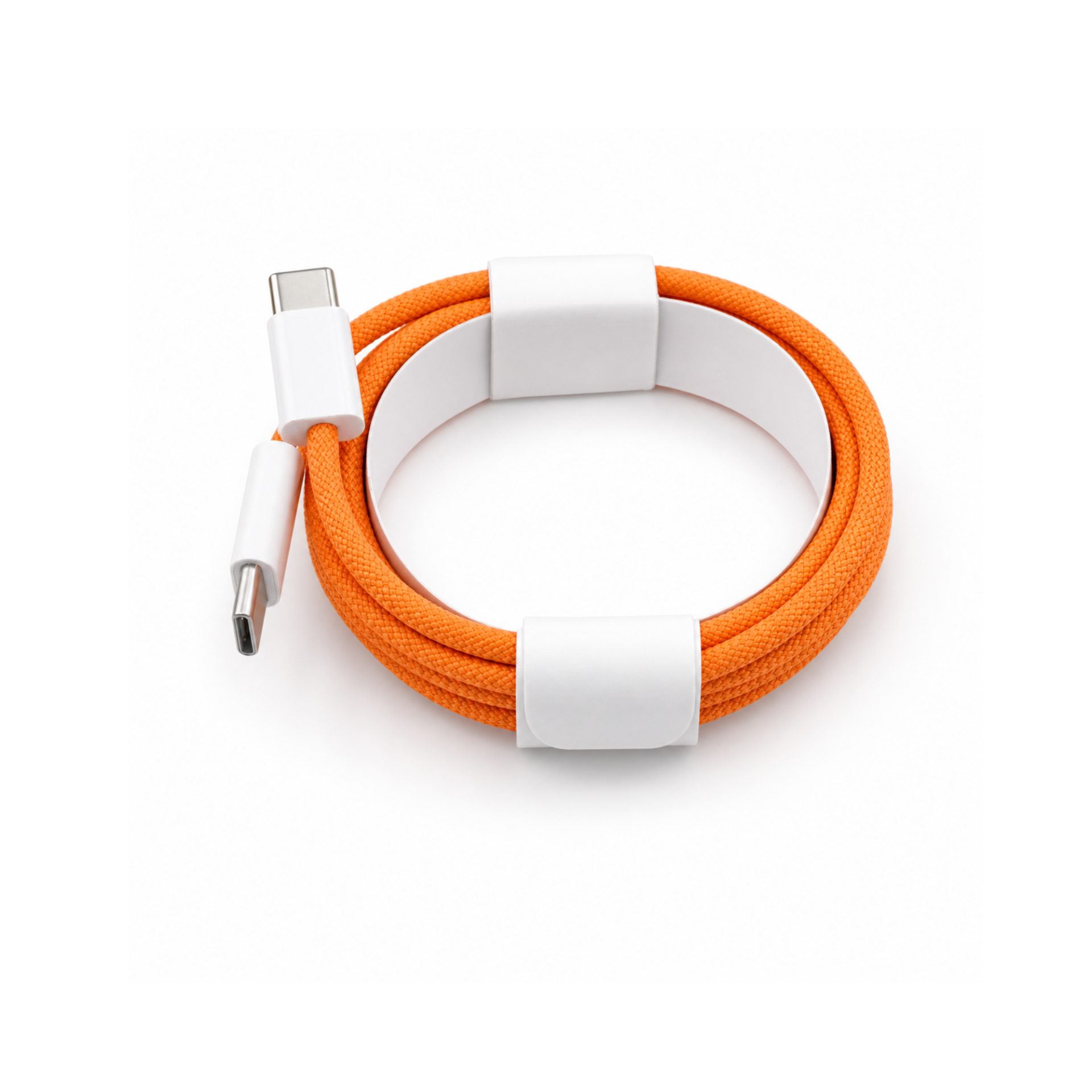 Cablu USB-C Flippy 60W nailon impletit portocaliu
