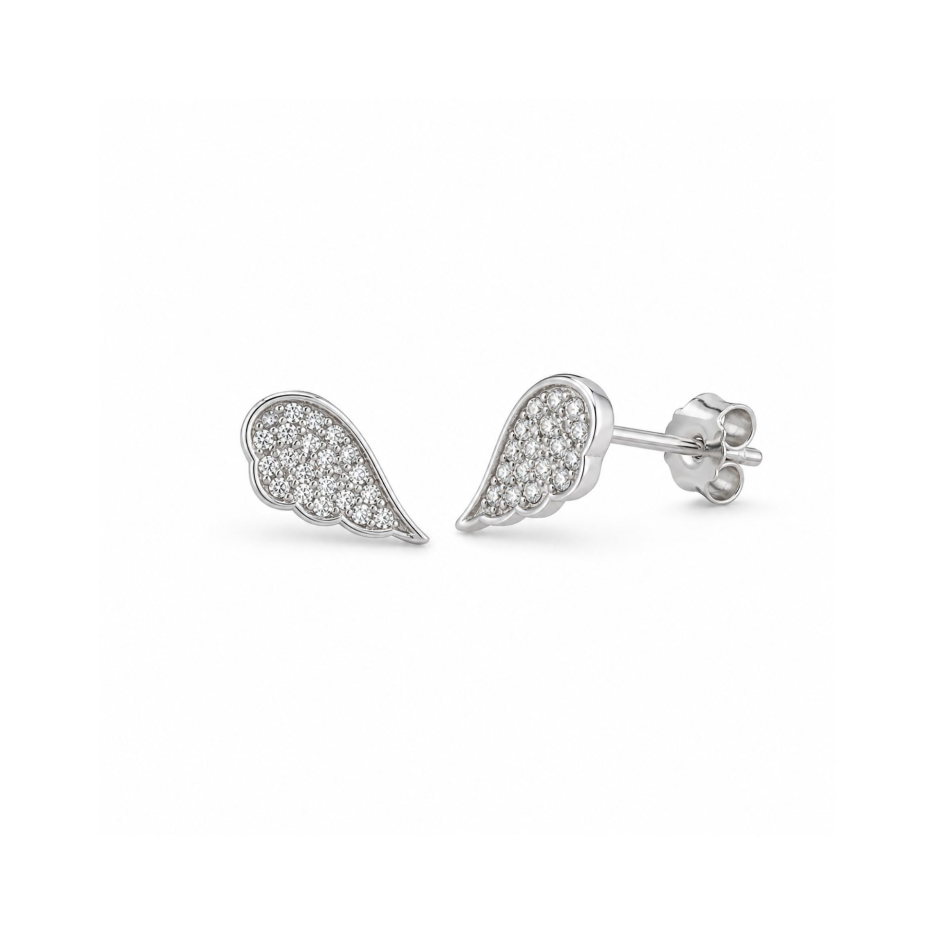 Cercei Stud Aripi de Înger din Argint 925 Jolie Silver