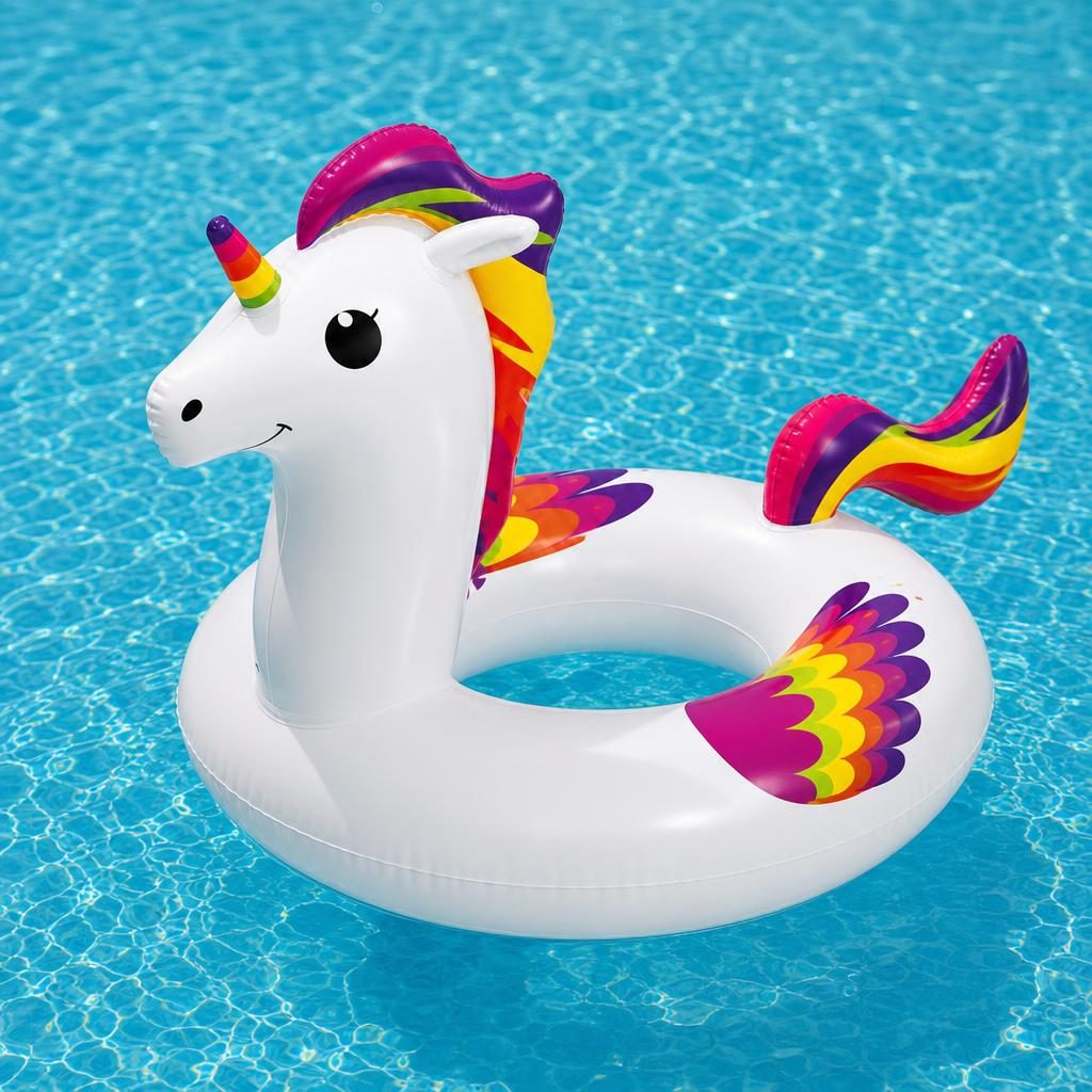 Colac Gonflabil pentru Inot, Flippy, Model Gonflabil pentru Apa, Material PVC si Structura Gonflabila, Confort pe Apa, Stabilitate si Distractie pentru Vara, Ideal pentru Piscina, Plaja, Vacante si Activitati Acvatice