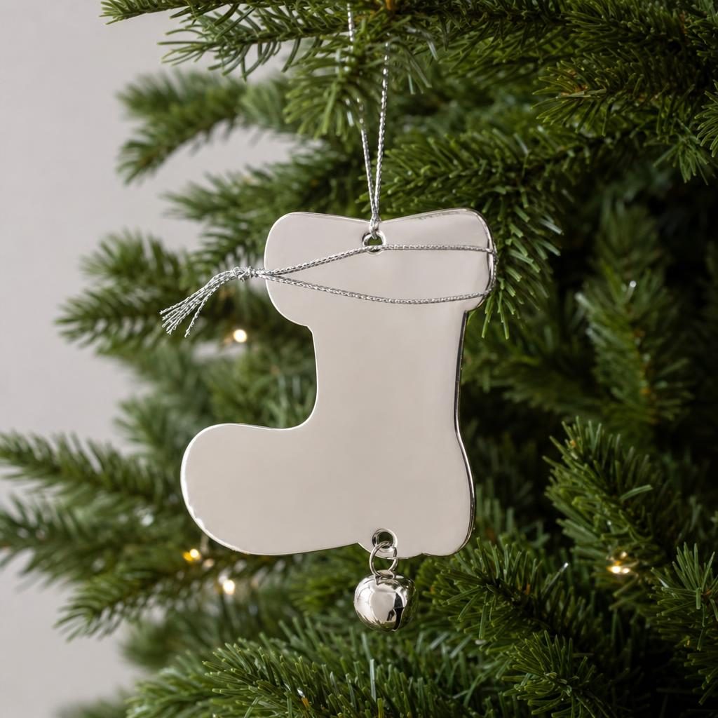 Ornament brad, , Gheata, Argintiu, Lucios, 10*25CM, Acril, Interior/ Exterior 2