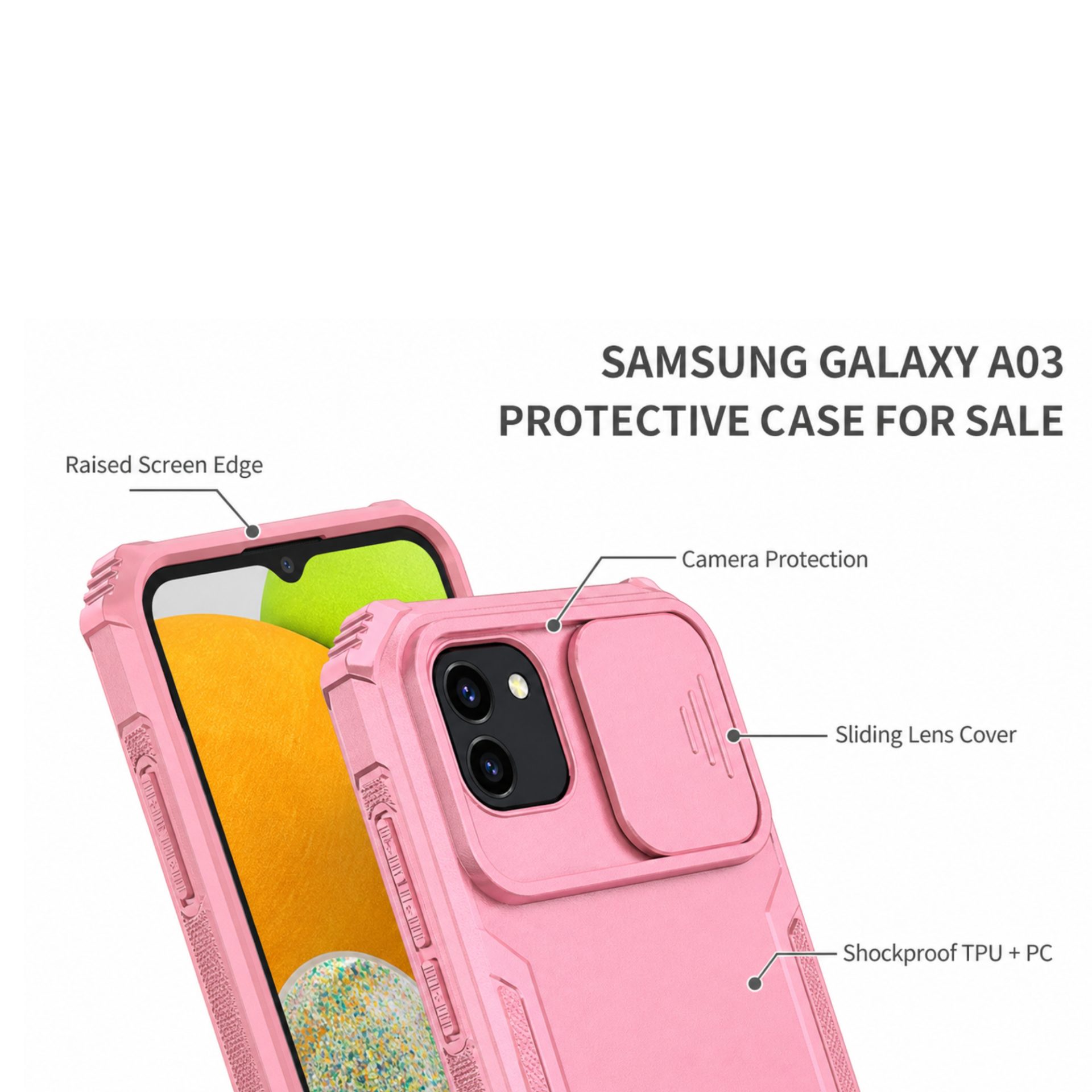 Detaliu stand și protecție cameră