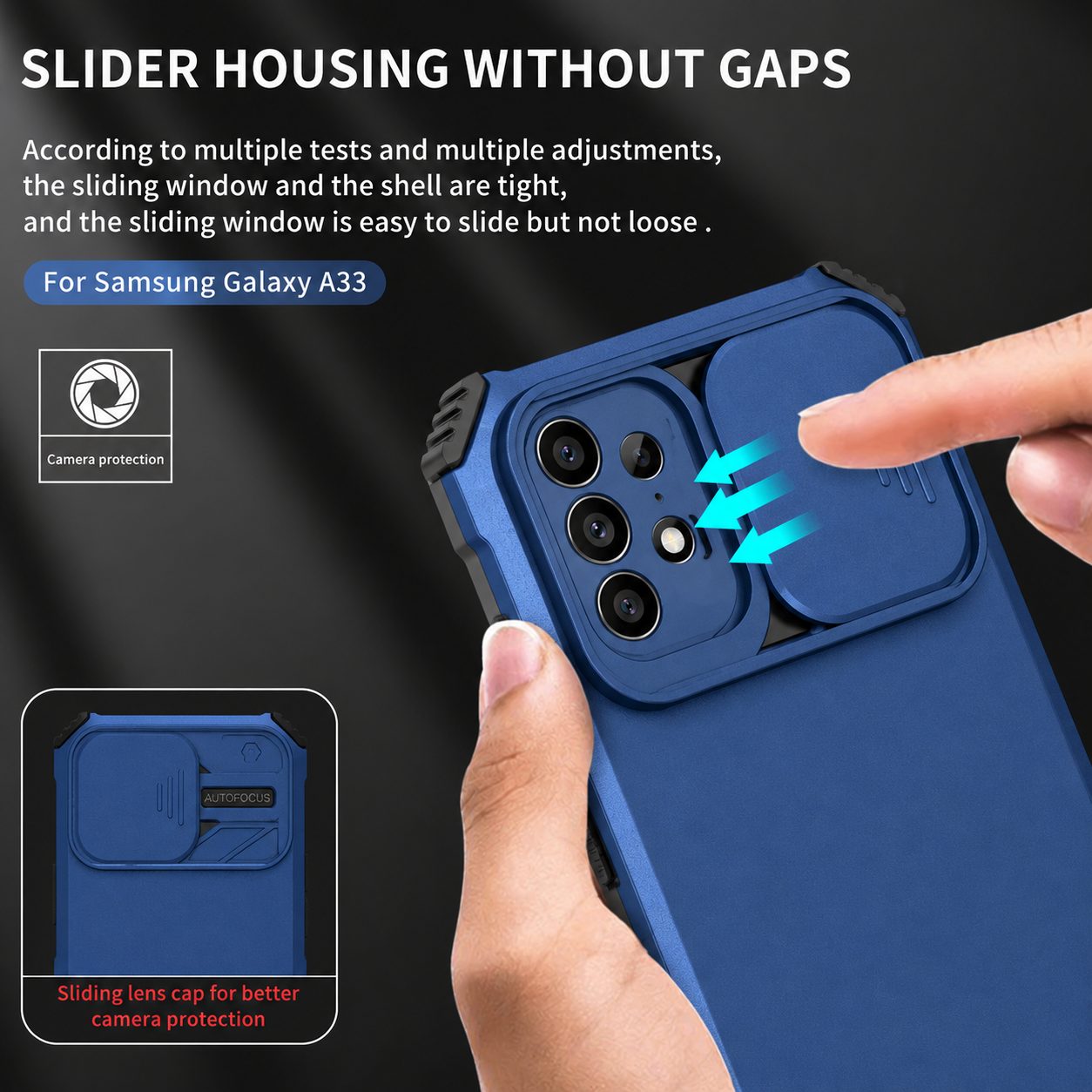 Detalii husa Defender Galaxy A53 5G cu suport