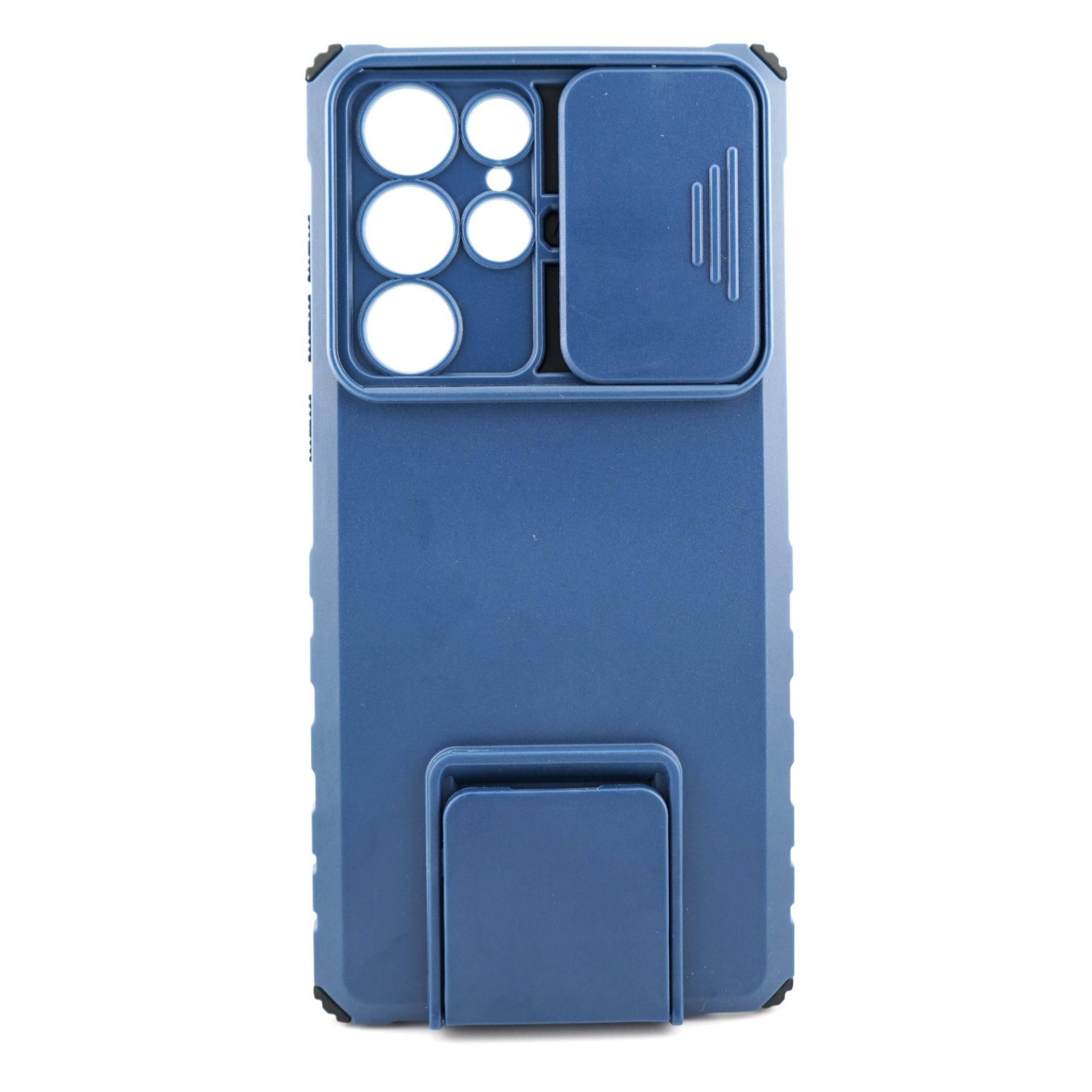 Husa Defender cu stand pentru Samsung Galaxy S22 Ultra albastru