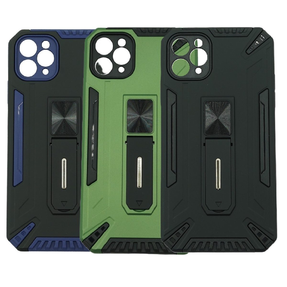 Husa de Protectie TOPinStock Compatibila cu Apple Defender Model 4 cu Suport - Imagine