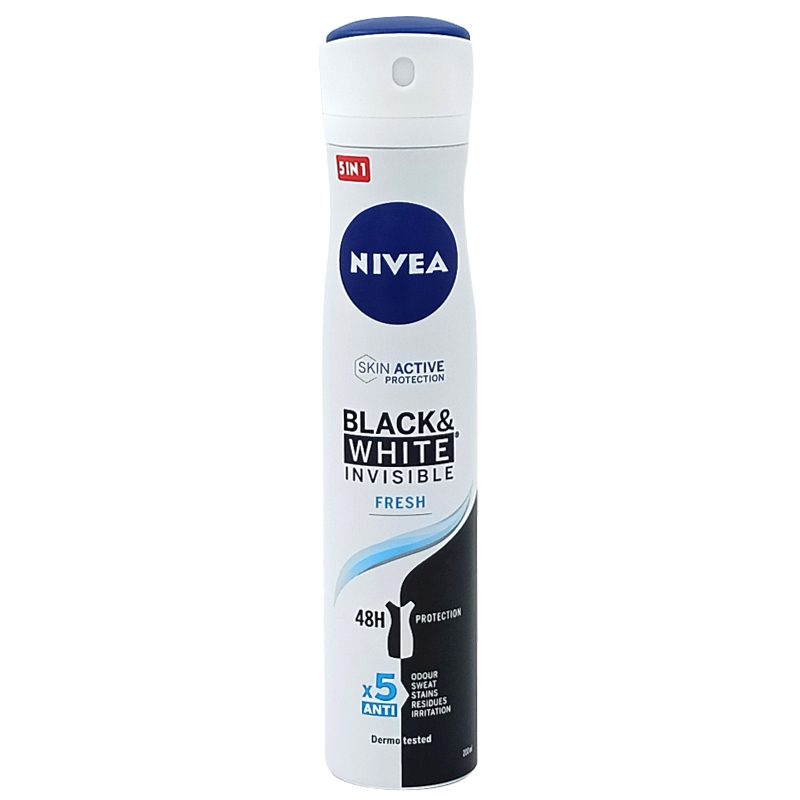 Antiperspirant Deodorant, Nivea, 200 ml Invisible Bw Fresh 1