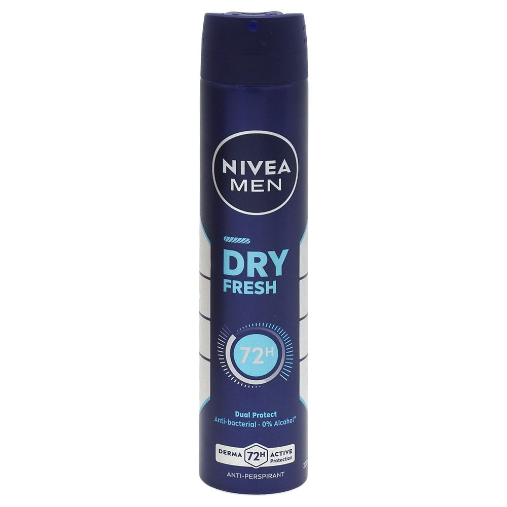 Antiperspirant Deodorant, Nivea, 200 ml Men Dry Fresh 1