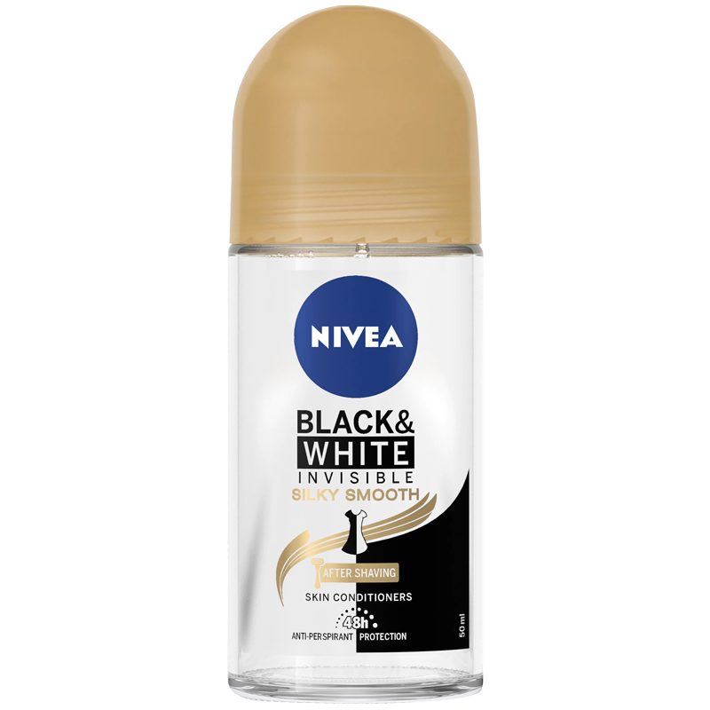 Antiperspirant Roll-On, Nivea, 50 ml Invisible Bw Silky Smooth 1
