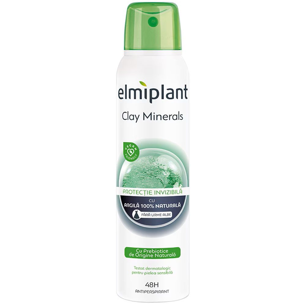 Deodorant Antiperspirant Spray, Elmiplant, Clay Minerals, 150 ml 2