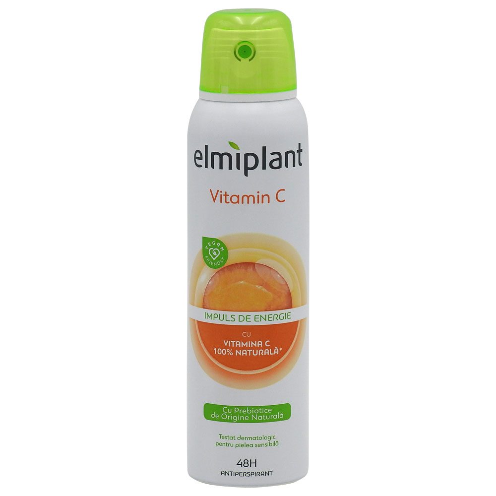 Deodorant Antiperspirant Spray, Elmiplant, Vitamin C, 150 ml 2