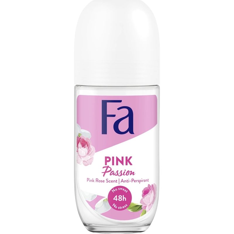 Antiperspirant Roll-On, Fa, 50 ml Pink Passion 1