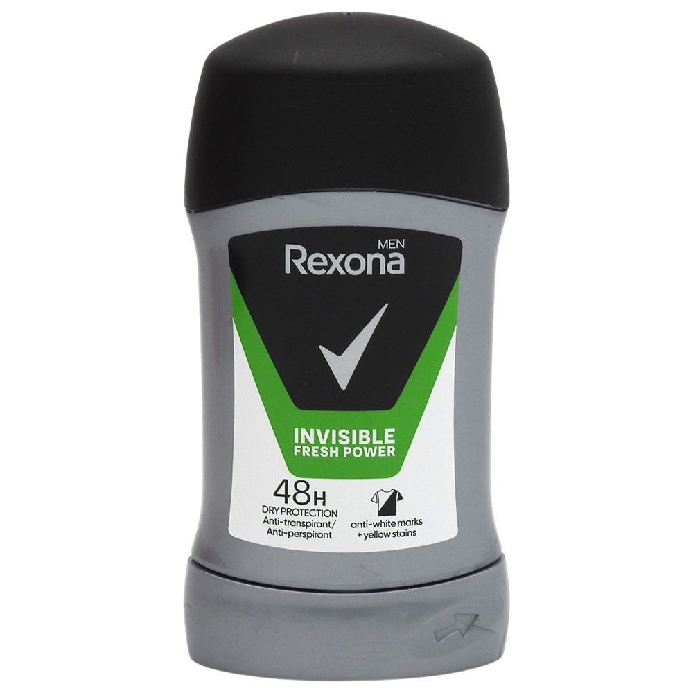 Antiperspirant Stick, Rexona, 50 ml Men Invisible Fresh Power 1