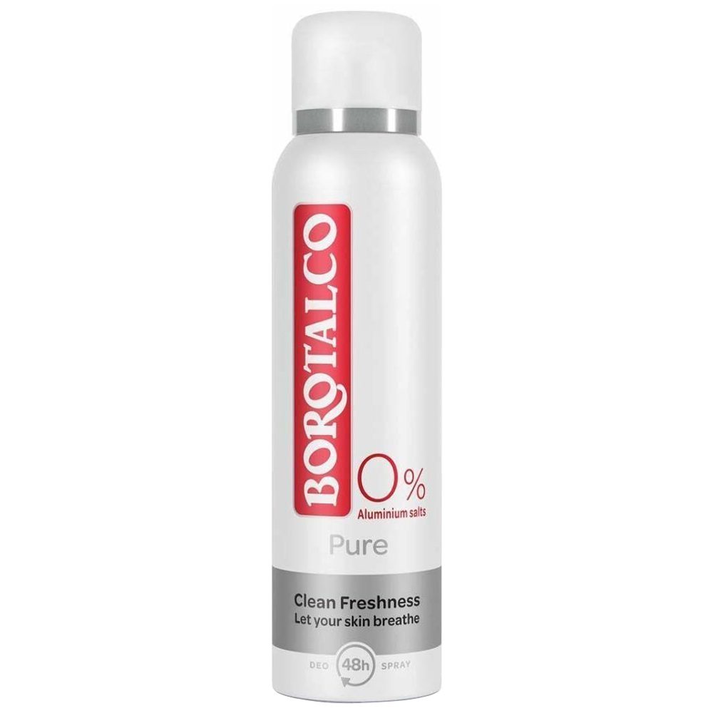 Antiperspirant Deodorant, Borotalco, 150 ml Pure Clean Freshness 1
