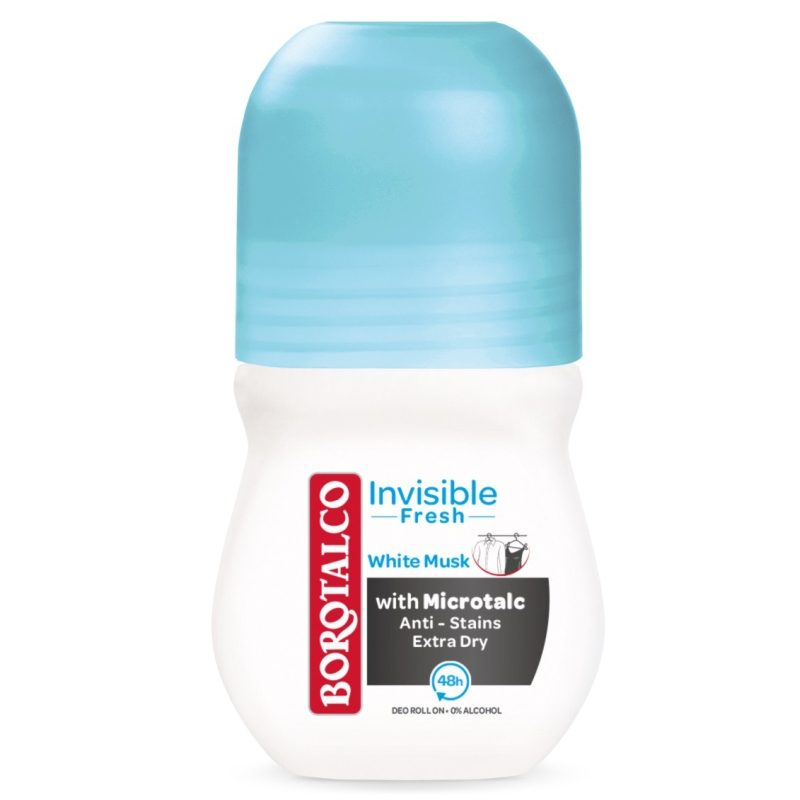 Deodorant, Borotalco, Roll On 50 ml 48H Invisible Fresh 1
