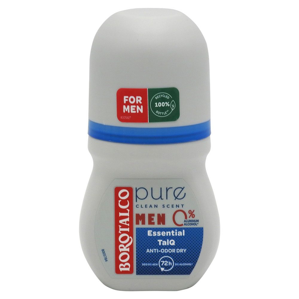 Deodorant, Borotalco, Roll On 50 ml Men Dry Pure Talq 1
