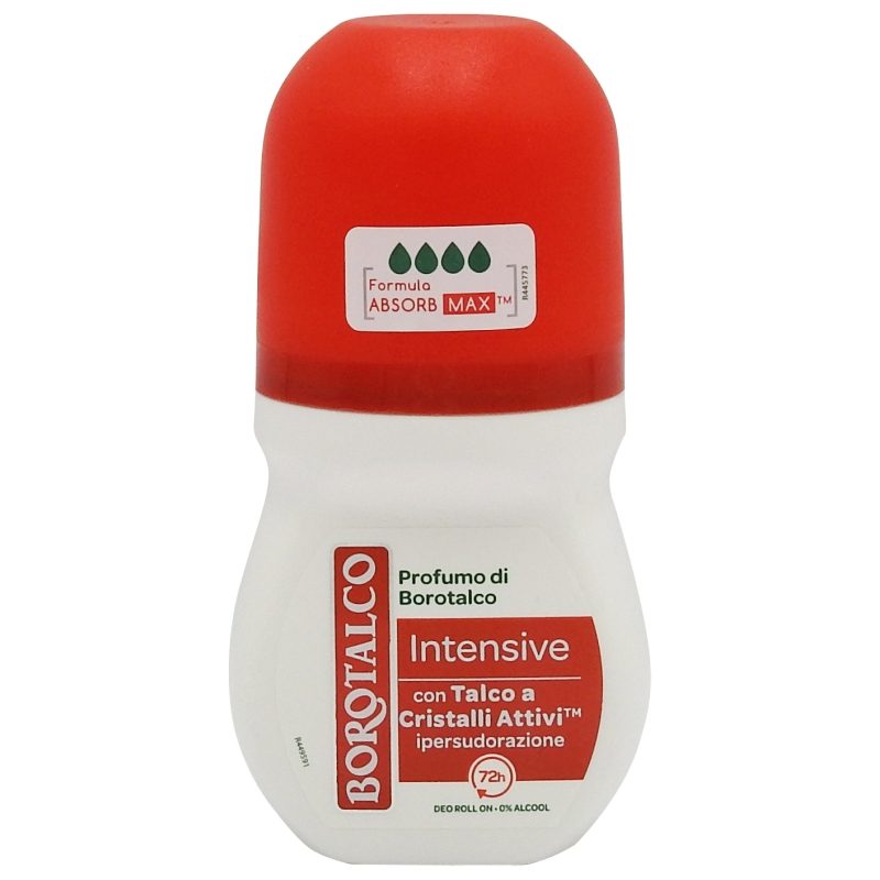 Deodorant, Borotalco, Roll On 50 ml 48H Pure Intensive Microtalc 1