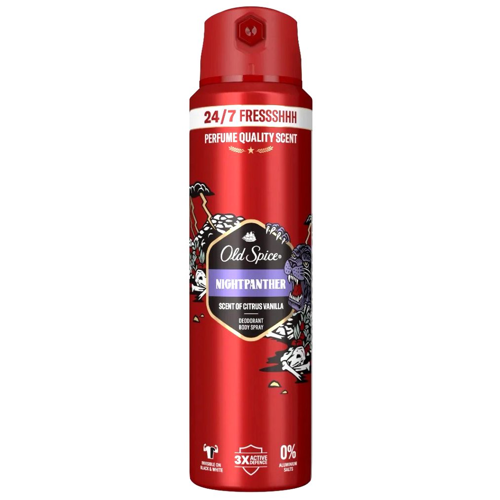 Deodorant, Old Spice, 200 ml Nightpanther 1